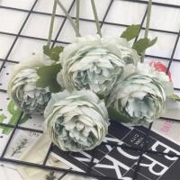 6pcs Cabezas De Flor Peonía Simulada Para Decoración De Bodas Y Fiestas Decoración De Pasteles Y Salón De La Casa - details 0