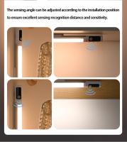 Lámpara Nocturna LED Recargable Con Sensor De Movimiento Para Cocina Luz De Mesa De Aluminio Tipo C Para Armarios - details 5