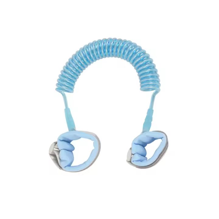Mochila antipérdida para bebé, con diseño de elefante, cuerda antipérdida, para niños de jardín de infantes, mochila escolar pequeña con doble hombro y pulsera de cuerda de tracción. - 1