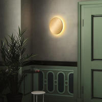 Lámpara De Pared LED Para Interior Luz De Decoración Para Sala De Estar Acero Aluminio Dorado/Plata Iluminación Doméstica Para Loft Y Escaleras Fuente De Alimentación AC90-260V - details 6
