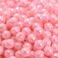 Talares Acrílicos Redondos Facetados AB Color 6mm 8mm 100/200 Piezas Para Fabricación De Joyas Pulseras Collares Hechas a Mano - details 8