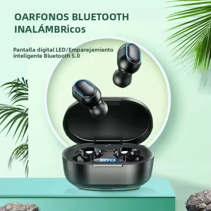 A6s Auriculares Bluetooth TWS In-ear 5.0 Para Running Y Deportes Estéreo Con Microfono Auriculares Inalámbricos UTIEER - 1