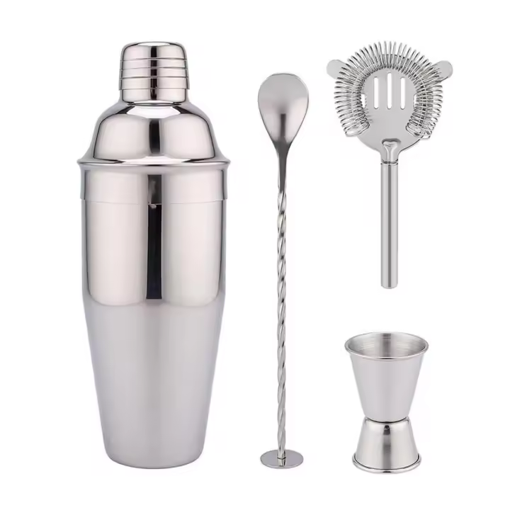 Set de Coctelería 500ml con Batidor, coctelera, jarrón medidor 30/60ml - 1