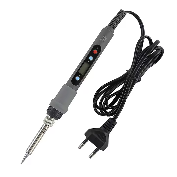 Set De Soldador Eléctrico 80W Con Pantalla LCD Temperatura Ajustable 220V Estación De Soldadura Rework Kit De Reparación EU - 1