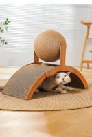 Juguete De Agarre Para Gatos De Madera Resistentes Al Desgaste Con Tablero De Rasguño Sisal Bola De Juguete Para Uñas De Gatos - details 10