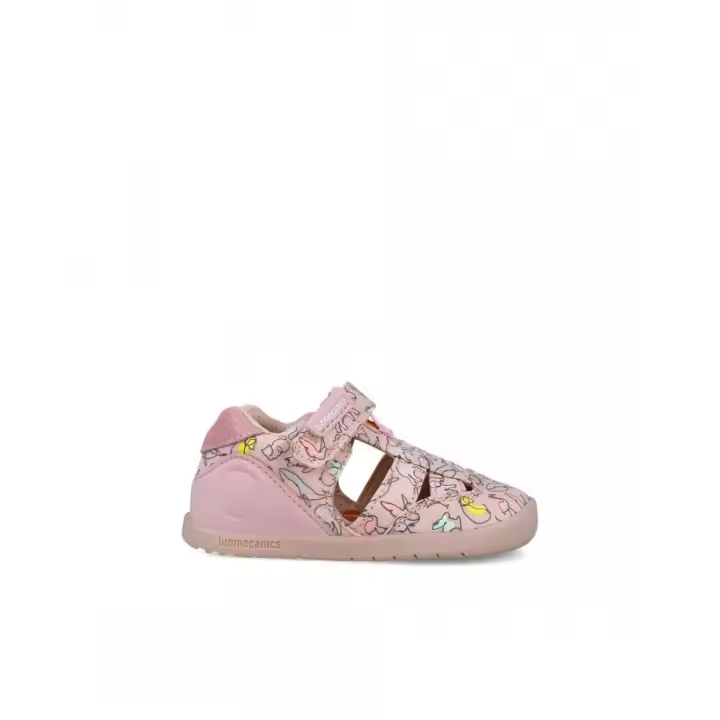 Zapatos primeros pasos bebé niña BIOMECANICS 252193-A032 SANDALIA ESTAMPADA ROSA 34516 25V - 1
