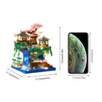 Juguetes De Construcción De Bloques Micro Partícula Pezón Para Niños Juego De Rompecabezas De Lago De Cerezo Desafío Alto Material Plástico - details 6