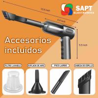 Aspiradora de Mano 3 en 1  Recargable por USB  Succión Potente y Función de Soplado  Filtro Lavable  Portátil y Compacta  Para Coche, Hogar y Oficina  Accesorios Incluidos  Fácil de Usar  Ideal para Limpieza de Polvo y Suciedad 🚗🏠✨ - details 0