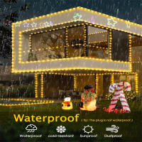 Luces De Cadena De Hadas 1000/500LED Para Decoración De Navidad Exterior Impermeables Con Control Remoto Para Árbol Calle Boda Fiesta - details 7