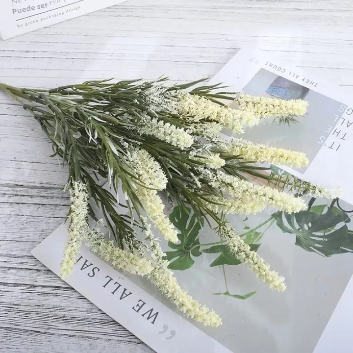 Lavanda Artificial En Espuma Para Decoración De Hogar Y Oficina Flores Silken Para Bodas Aniversarios Y Fiesta De Hogar Uso Interior Y Exterior - 1