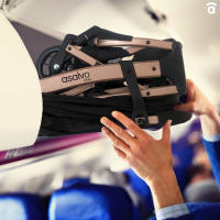 Asalvo Silla de Paseo Amsterdam - Ultraligera, Respaldo Reclinable, Plegado Fácil con una Mano y Transporte Tipo Trolley para Bebés hasta 22 kg - details 1