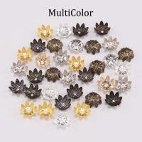 100pcs Lotus Flower Metal Bead Caps 8-10mm Espaciadores Libres Para Creación De Joyas DIY Capa De Cono Final Herramientas De Fabricación - details 12