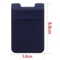 Porta Tarjetas Adhesivo De Lycra Para Teléfono Móvil Funda Estirable Para Creditos Y Cédulas De Identidad Porta Documentos Unisex - details 2