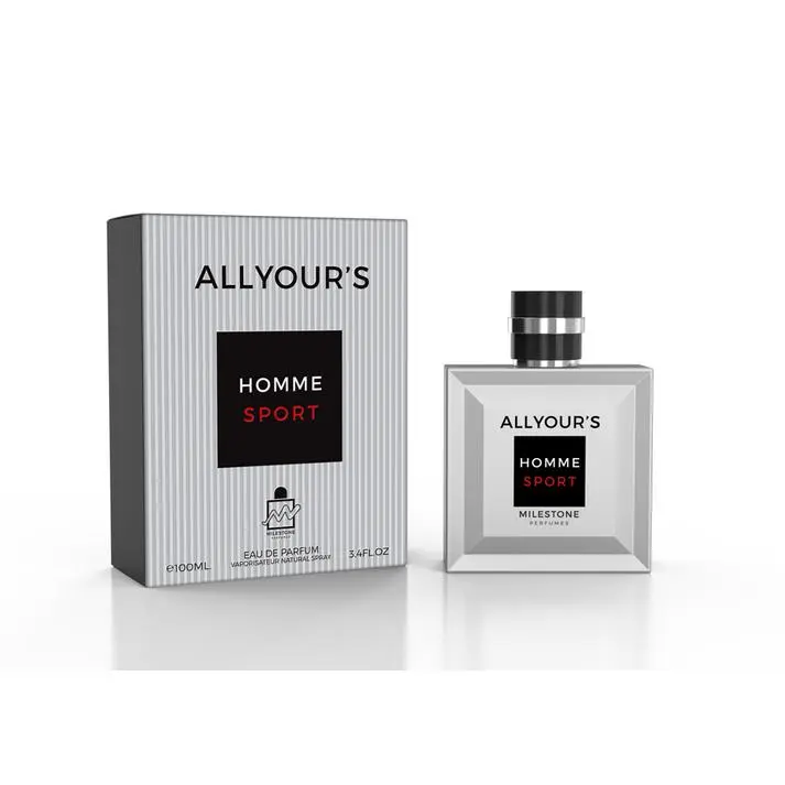 Milstone Perfume All Your's Homme Sport Fragancia Masculina de Larga Duración 100 Ml - 1
