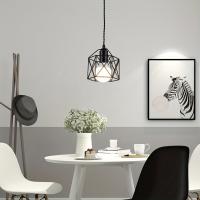 Lámpara Colgante Industrial Moderna Loft Retro Creativa Para Café Americano Decorativa De Hierro Para Pasillo Y Escalera - details 0