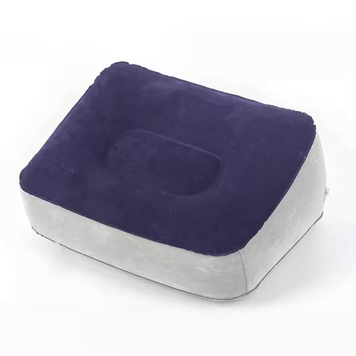 Almohada Inflable Para Pies 1 PC Cojín De Descanso Para Piernas Y Pies Para Viajes Oficina Hogar Sobre La Mesa Material PVC - 1