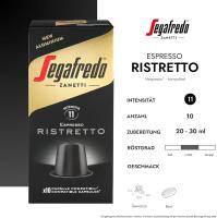Segafredo Zanetti 100 Cápsulas de Aluminio Compatibles con Nespresso Café Ristretto Sabor Decidido y Cuerpo (10 Cajas de 10 Cápsulas) - Adecuadas para Máquinas Nespresso Original - QUMIR - details 3