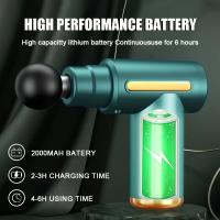 Masajeador De Músculo Fascial Gun Masajeador De Percusión Manoportable Para Corporal Espalda Y Cuello Pierna Batería Recargable 2000mAh Velocidad De 2800rpm - details 5