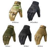 Guantes Tácticos De Camuflaje Para Hombres Con Dedos Completos Toque De Pantalla Adecuados Para Airsoft Ciclismo Paintball Pesca Y Caza - details 5
