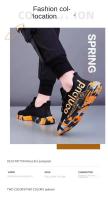 Nuevos Zapatos Deportivos Casuales Para Hombre Ligeros Y Moda Corrida Viajes Zapatos De Malla Superior Material De Suela Plástica Sin Capa Metálica Antideslizante No Impermeables - details 2