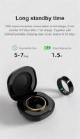 Anillo Inteligente R09 Para Hombres Y Mujeres Con Monitor De Salud Carga En Estuche Control De Cámara Impermeable 5ATM Medidor De Temperatura De Piel - details 17