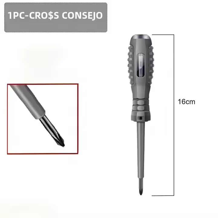 Bolígrafo De Voltaje Digital Tester No Contacto Inducción AC Detección Electrónica Destornillador Insulado Multifuncional Antideslizante - 1