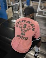 Camiseta De Hombre Para Fitness Y Deporte De Verano Con Manga Corta Algodón Elástico Suéter Holgado Musculado Para Entrenamiento Y Correr - details 10