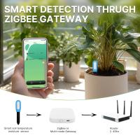 Sensor De Humedad Y Temperatura Del Suelo MOES Smart ZigBee Monitor De Plantas Detector De Jardín Automatización De Riego - details 7