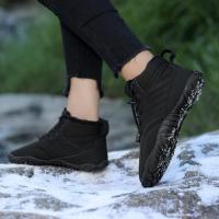 Botas De Invierno Cálidas Para Hombres Y Mujeres Zapatos Casuales De Peluche Algodón Para Trekk Ing Climbing Trabajo Bota De Tobillo Alto - details 8