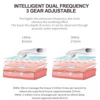 Dispositivo De Terapia Ultrasonida Para El Hogar Alivio Del Dolor De Cintura Y Corporal Equipo De Física Artritis Masaje Ultrasonido - details 2