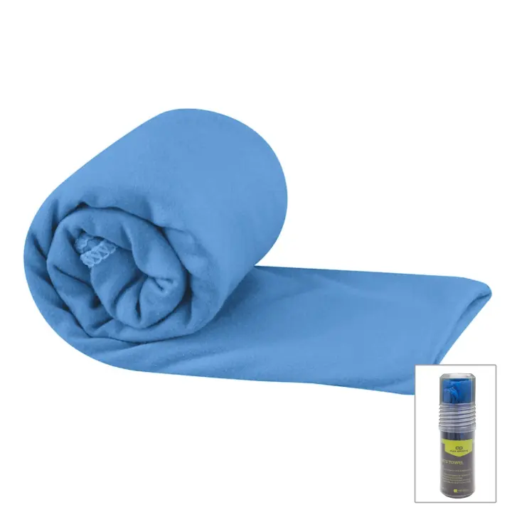 Vitalgym Toalla Deportiva de Microfibra SPORTS NORA 54x40  de Secado Rápido Ultraligera Y Absorbente Azul - 1