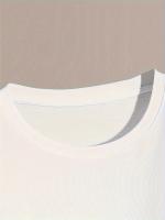 Camiseta De Algodón Puro 100% Para Hombres Verano Deportiva Casual Suelta Retro Con Imán Redondo Manga Corta Cómoda - details 9