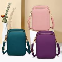 Bolso Mini Mujer Cruzado Con Cremallera Bolso De Hombro Multifuncional Vertical Monedero Móvil Negro Bolsos De Caminar - details 0