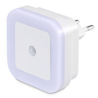 Lámpara Nocturna LED Inalámbrica Con Sensor De Movimiento EU UK Plug-in Auto Dusk to Dawn Sensor Eficiente Energéticamente Para Niños Hogar Forma Rectangular Fuente De Luz LED - details 15