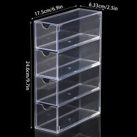 Estuche De Acrílico Transparente Para Gafas Caja De Exhibición De Sol Para Escritorio Con Cuatro Capas Organizador De Maquillaje Y Estación De Estudio a Prueba De Polvo - details 7