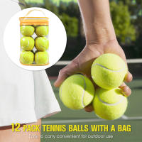 12 Packs De Bolas De Tenis De Entrenamiento Y Ajuste Presión Para Playa Deporte Práctica De Tenis - details 15