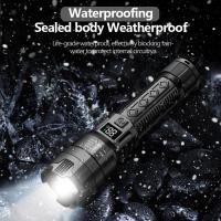 Lámpara Táctica De Alta Potencia LED Recargable Por USB Luz Fuerte Impermeable Torcha Portátil Para Exteriores Con Alcance Super Largo - details 3