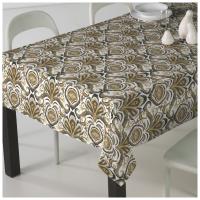 Mantel Hulehule Tex - Anti manchas Tela Resinada Estilo Ornamental Colores Azul Marron Mostaza Turquesa - BABEL - details 1