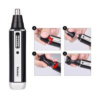 Kemei 4 En 1 Recargable Afeitadora De Nariz Y Barba Para Hombres Micro Afeitadora Limpiador De Pelo De Nariz Y Orejas Set De Aseo - details 5
