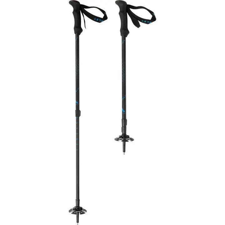 Mckinley, Migra 02 II, Bastones, Outdoor, Trekking, Ajustable, Punta Tungsteno, Unisex, Negro/Royal, MC423552_900// - 1