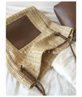 Bolso de hombro literario retro para mujer, de lona, ​​diseño de estudiante, estilo vacacional, bolso de compras de gran capacidad, bolso de playa, bolso para madre e hijo - details 7