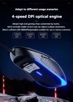 Ratón Inalámbrico INPHIC B2 Para Oficina Y Gaming Con Cable Silencioso Para PC Y Portátiles 7200 DPI 6 Botones USB - details 9