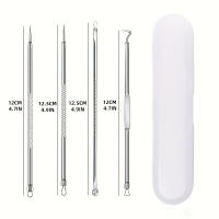 Set De 4 Piezas Limpiador De Poros Y Acné Para Mujeres Herramienta De Belleza Para Eliminar Punzones Y Manchas En La Piel - details 1