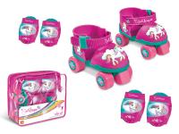 Mondo toy  Toys Ruedas Ajustables Niños,  Set de Patines Infantiles con Protecciones, Talla 22 a 29, Dibujo Animado, Multicolor, 40 x 40 x 40 cm Dodelo Spideman Frozen Unicornio - details 2