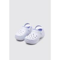 Crocs CLASSIC PLATFORM LINED CLOG W Zuecos De Plataforma Mujer Lila - details 0