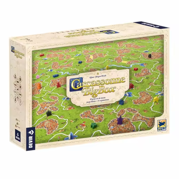 Devir Juego De Mesa Carcassonne Plus con 11 Expansiones y 6 Mini-Expansiones - 1