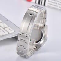 Reloj De Pulsera Mecánico De Lujo Corgeut NH34 Negro Acero Inoxidable GMT Con Cristal De Zafiro Reloj De Moda Para Hombre - details 9