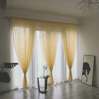 Cortinas De Moda Para Ventana Sencillas Y Modernas En Color Solido De Alta Calidad Decoración Festiva Para Bodas Y Hogar - details 92