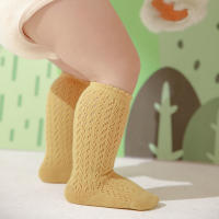 Calcetines De Verano Para Bebés Niñas Largos Hasta La Rodilla Suaves De Algodón Y Malla Para Niños Calcetines De Princesa Hueco En El Medio - details 11