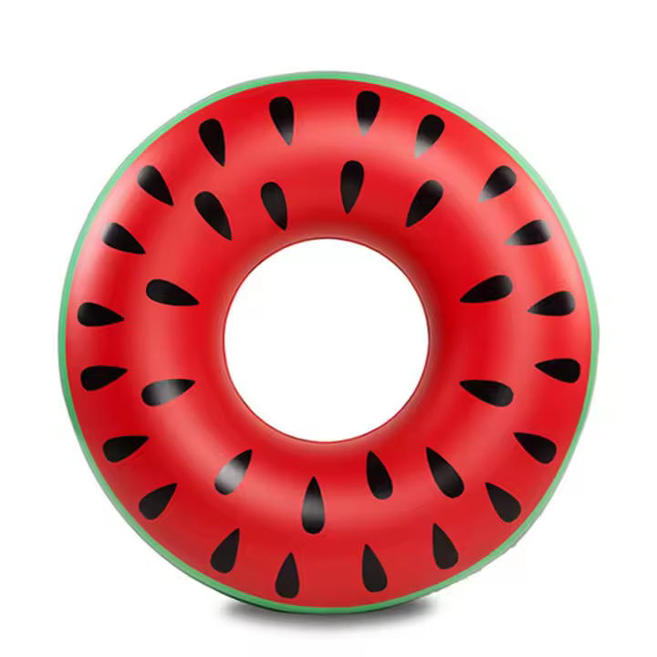 Rooxin Watermelon Pool Floats for Adult Kids Inflatable Circle Swimming Ring Floating Seat Summer Beach Party Pool Toys - 1